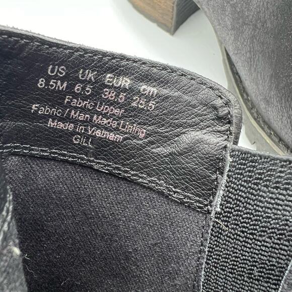 Carlos by Carlos Santana Ankle Boots Zips Lug Sole 3" Chunky Heel 8 1/2 Rugged - Picture 12 of 12